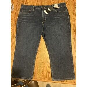 Lee Women's Plus Size Nightly Set Blue Denim Size 22W Regular Fit Midrise Capri